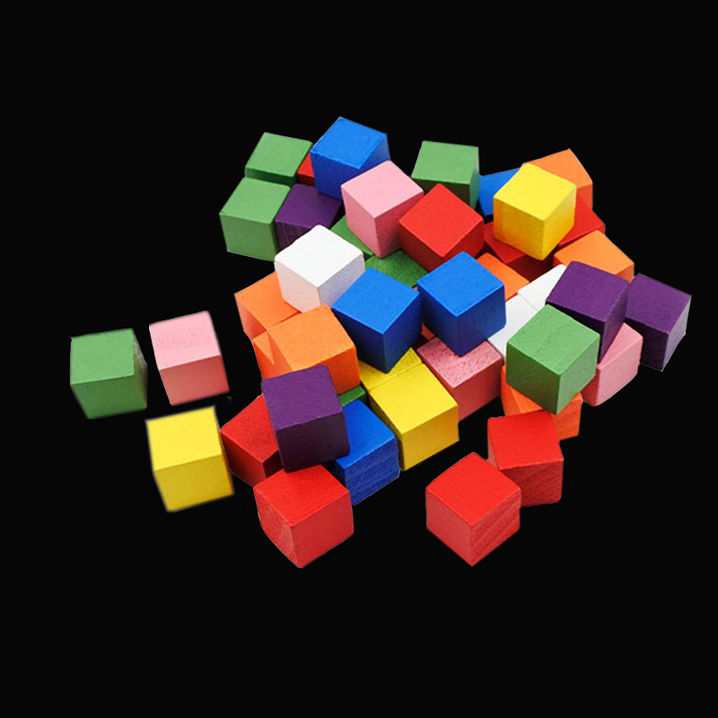 100Pcs/lots 14colors 10mm Cube - огляд і ціна Dice Tower Wooden