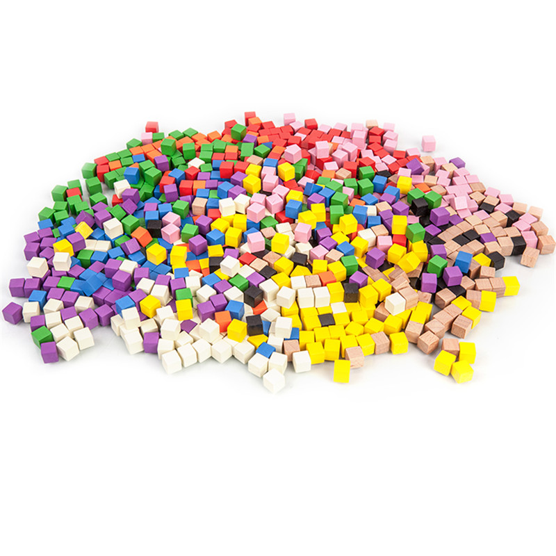 100Pcs/lots 14colors 10mm Cube - огляд і ціна Dice Tower Wooden