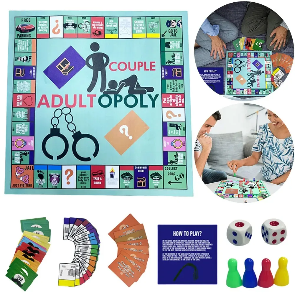 ！！Adultopoly Board Game Couple - огляд і ціна Board Game Monopoly