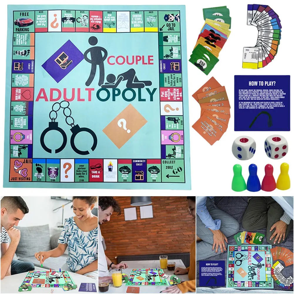 ！！Adultopoly Board Game Couple - огляд і ціна Board Game Monopoly