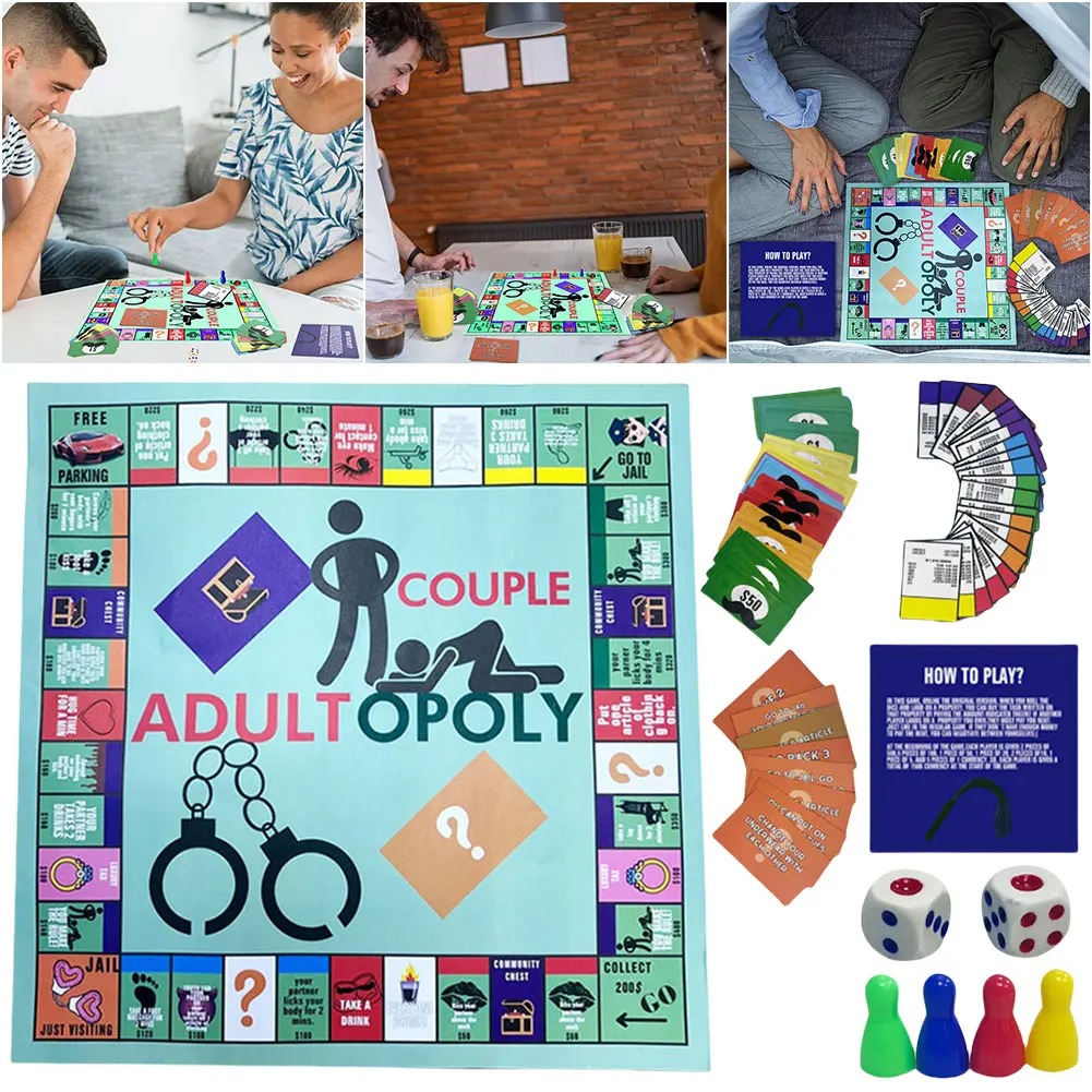 ！！Adultopoly Board Game Couple - огляд і ціна Board Game Monopoly
