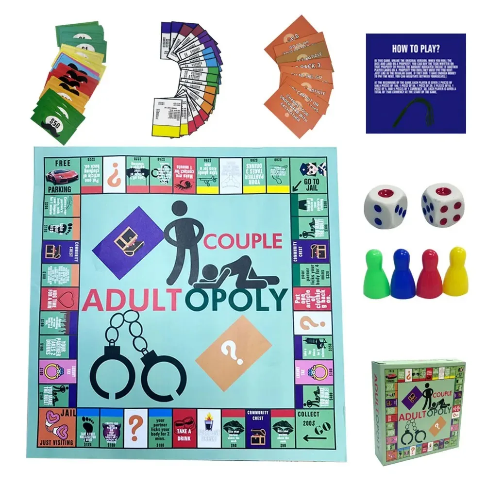 ！！Adultopoly Board Game Couple - огляд і ціна Board Game Monopoly