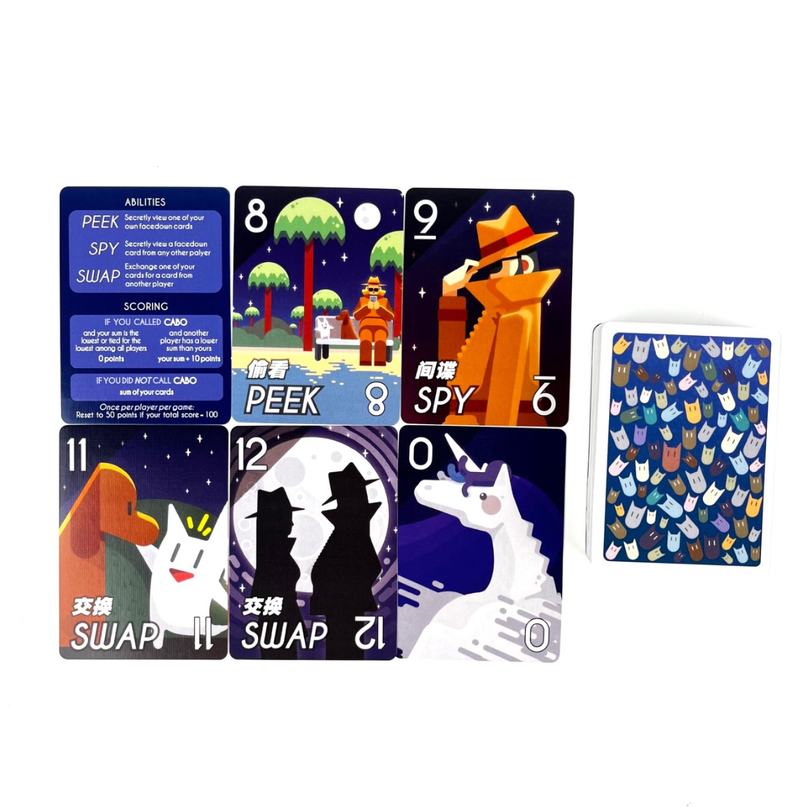 THE ELUSIVE UNICORN CABO Cabo  - огляд і ціна Board Game Night