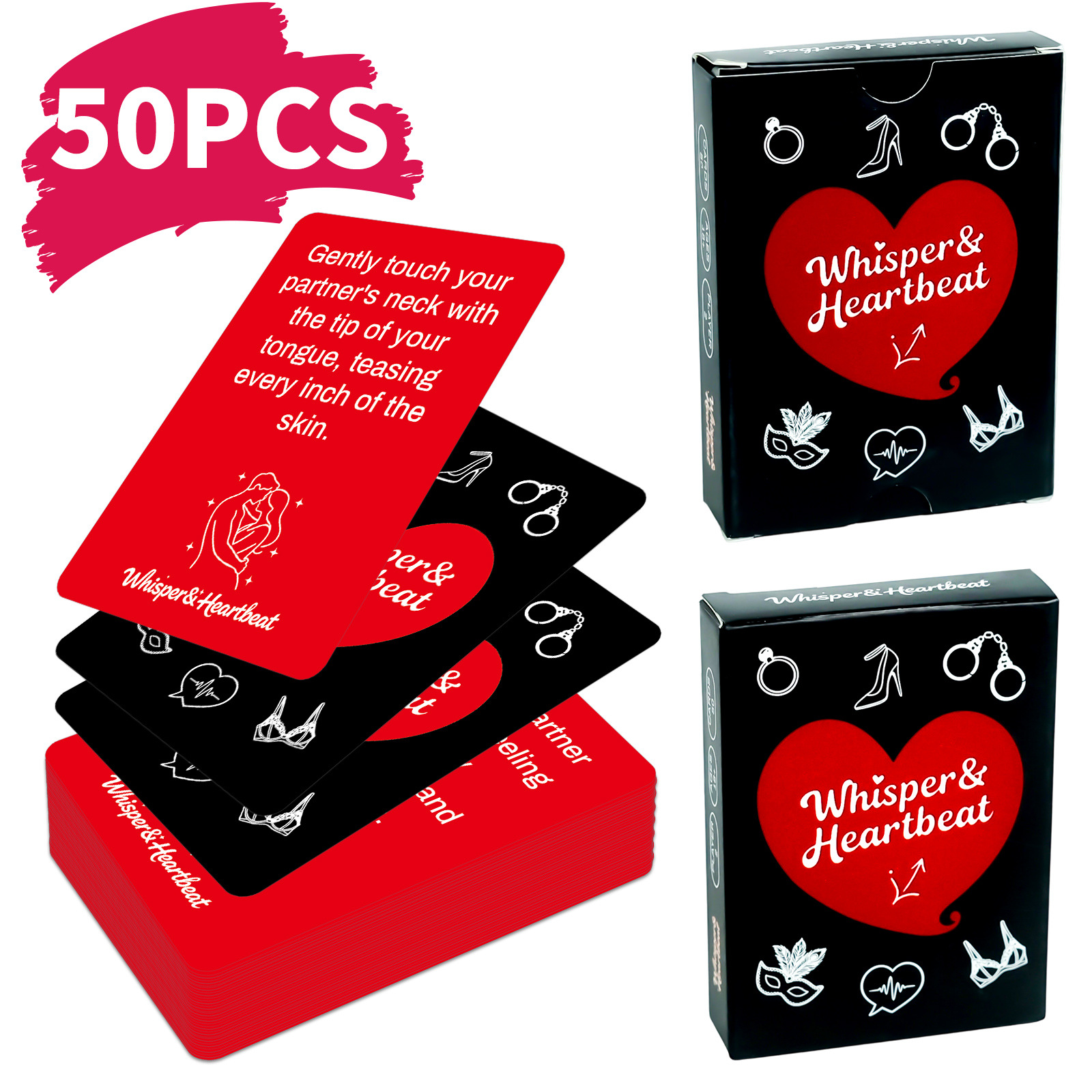 50PCS Card Couples Drinking Ga - огляд і ціна Board Game Quiz