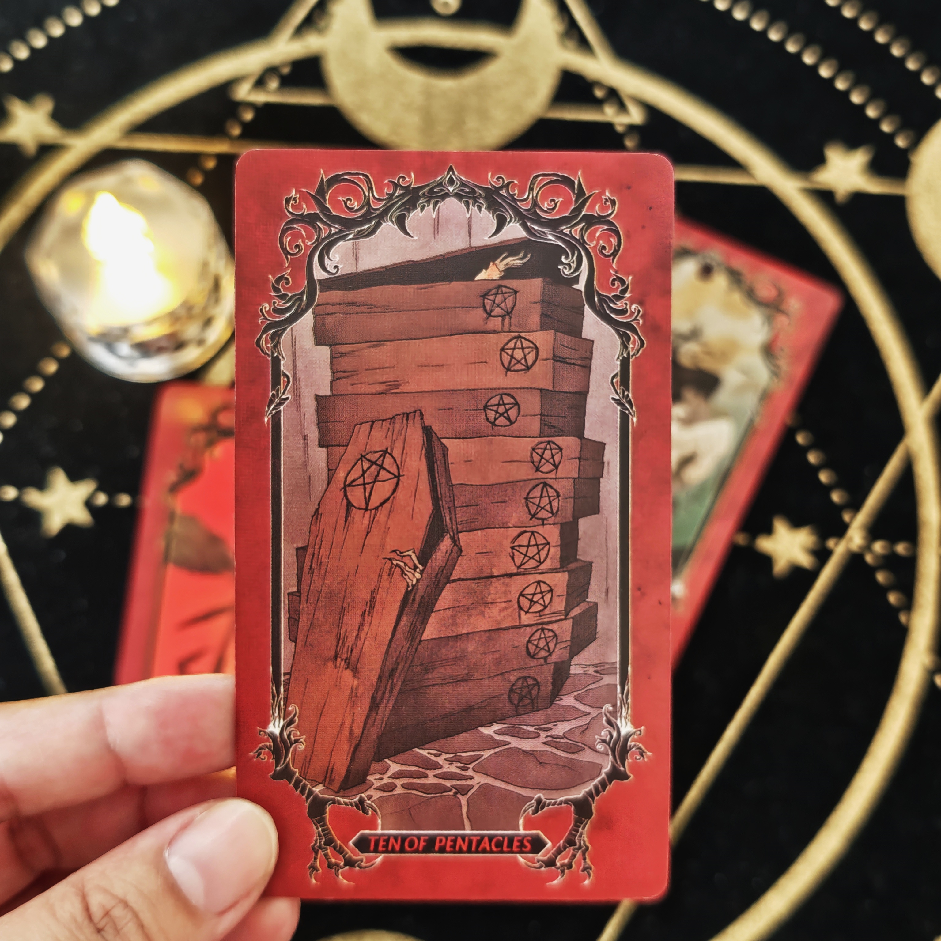 Horror Tarot Deck Card Game Fu - огляд і ціна Board Game Horror