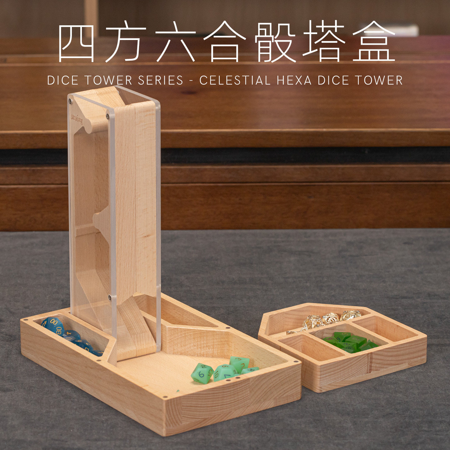 For Pokemon Sanseking Magnetic - огляд і ціна Dice Tower Wooden
