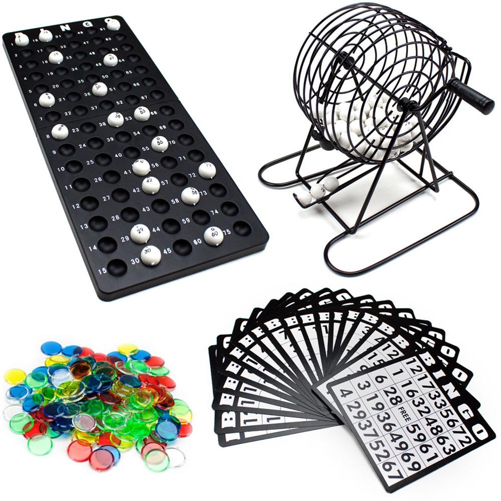 Bingo Supplies Set Metal Cage  - огляд і ціна Board Game Night