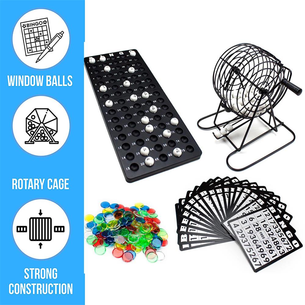 Bingo Supplies Set Metal Cage  - огляд і ціна Board Game Night