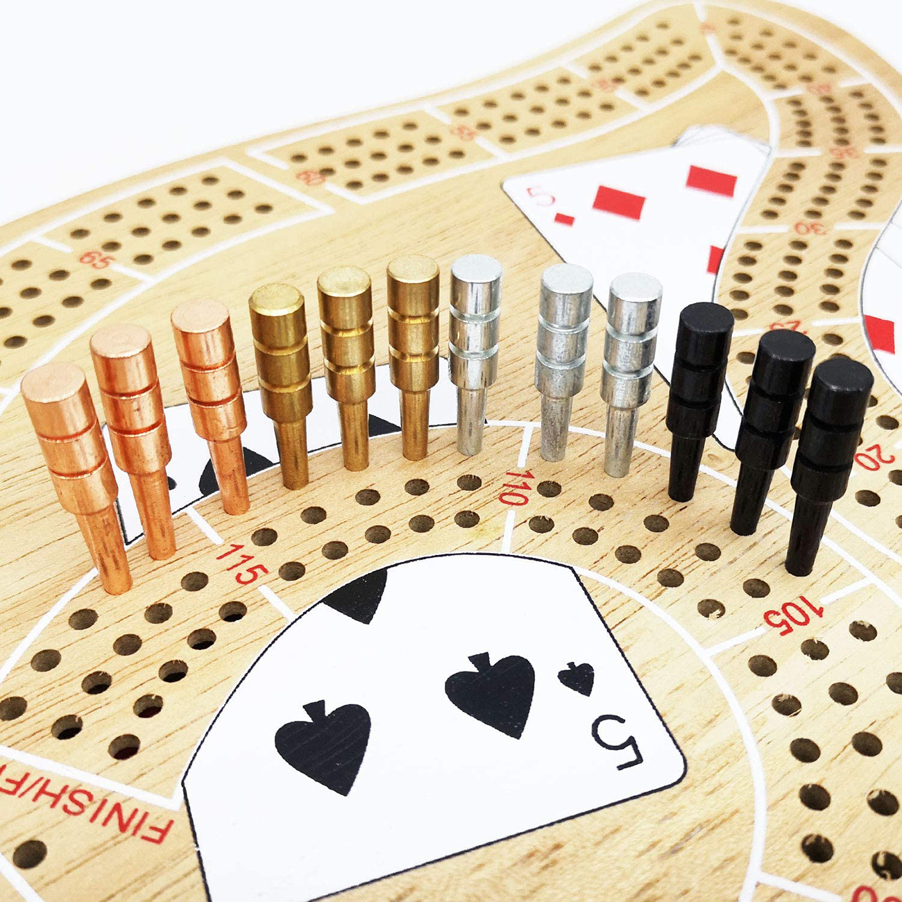 100 Pieces Metal Cribbage Pegs - огляд і ціна Board Game Design