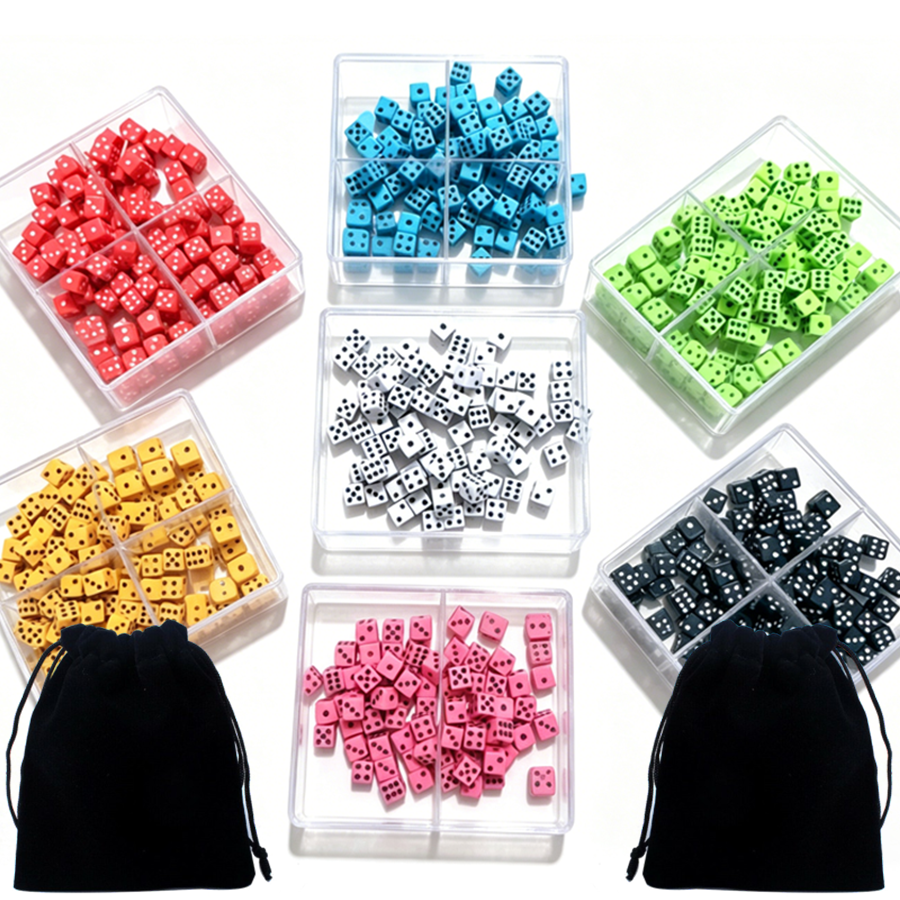 101pcs Bagged Mini Dice, Color - огляд і ціна Board Game Festival